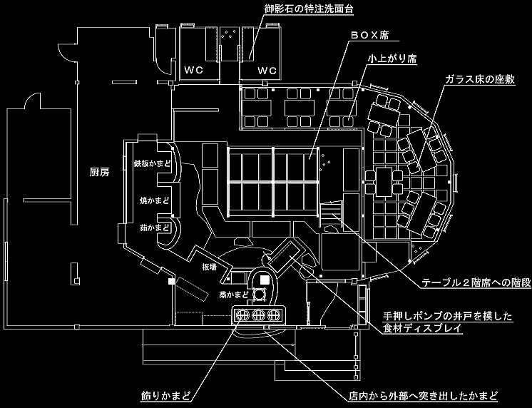 海鮮グルメキッチン さちか 高砂 レストラン ファミレス 店舗デザイン