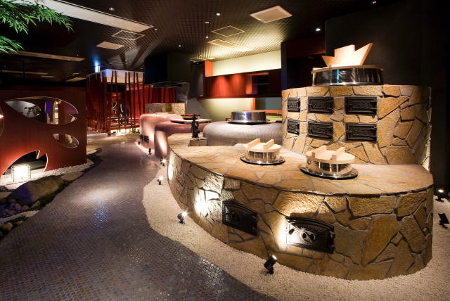 神戸ハーバーランドモザイク SAKUd 日本料理店 内装 外装 設計 店舗デザイン 施工 マツヤアートワークス