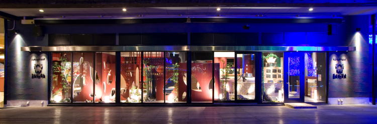 神戸ハーバーランドモザイク sakura1 日本料理店 内装 外装 設計 店舗デザイン 施工 マツヤアートワークス