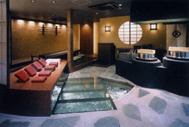 天正三木屋 陳列台 そば 蕎麦 店舗デザイン 店舗設計 設計施工 内装工事 マツヤアートワークス