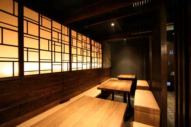 寿司・一品 紬 姫路市福中町 店舗デザイン 店舗設計 内装工事 設計施工 マツヤアートワークス